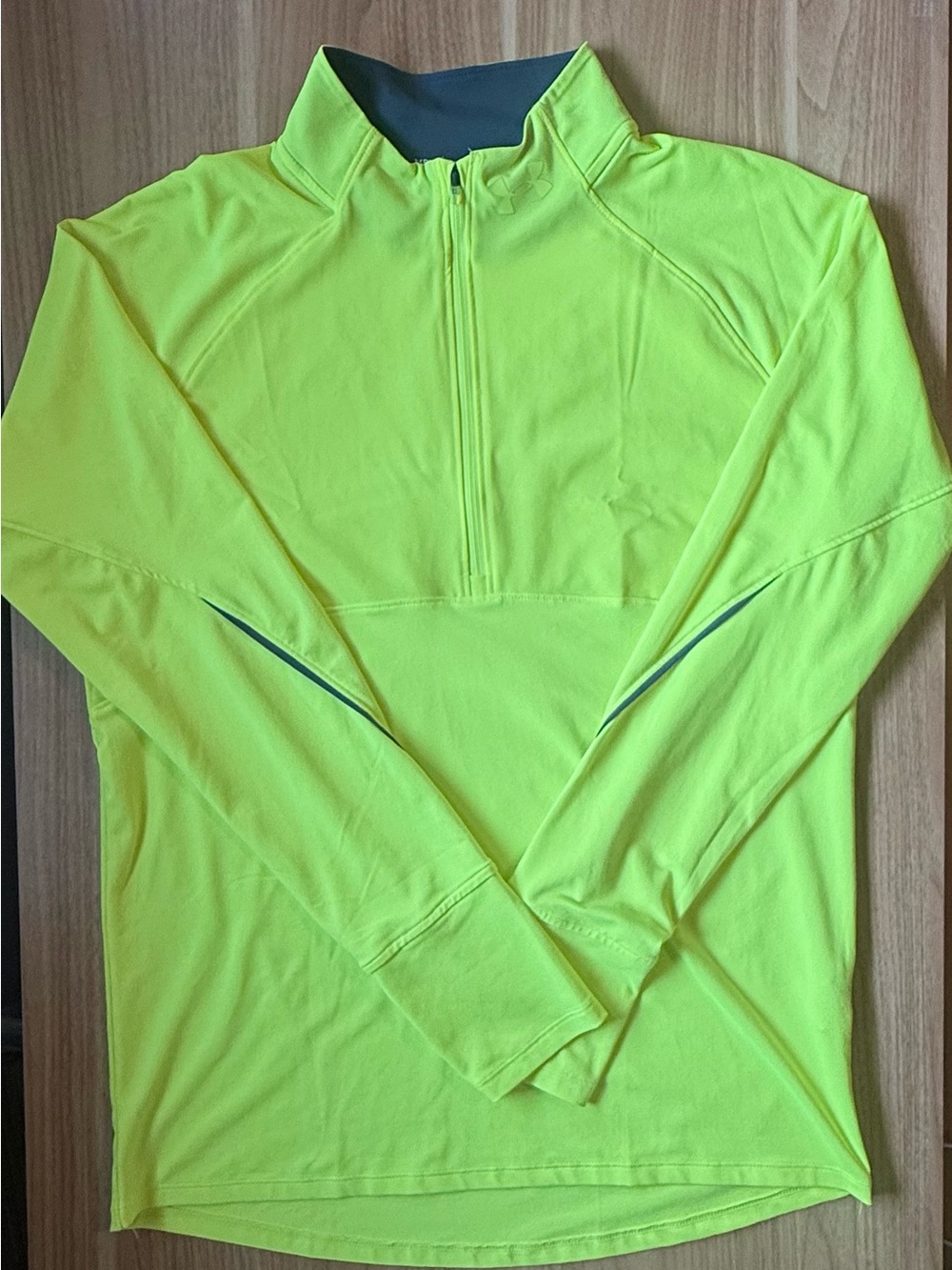 Under Armour Men's Neon Yellow Quarter-Zip Performance Pullover